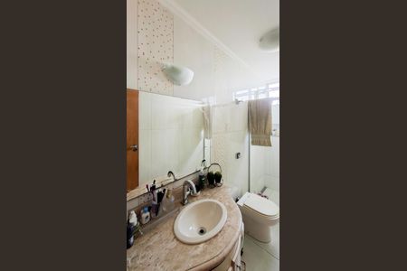 Banheiro da Suíte de apartamento à venda com 3 quartos, 80m² em Sagrada Família, Belo Horizonte
