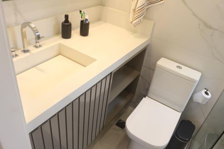 Apartamento à venda com 113m², 3 quartos e 3 vagasBanheiro da Suíte