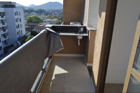 Varanda de apartamento à venda com 2 quartos, 54m² em Pechincha, Rio de Janeiro