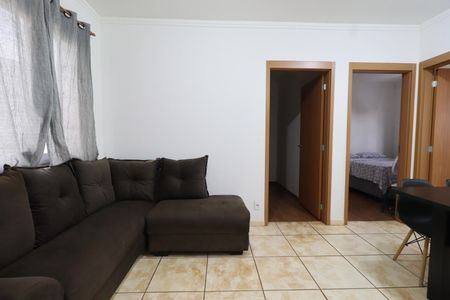 Sala de apartamento para alugar com 2 quartos, 47m² em Residencial Parque dos Servidores, Ribeirão Preto