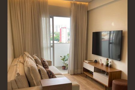 Sala de apartamento à venda com 1 quarto, 43m² em Santa Paula, São Caetano do Sul