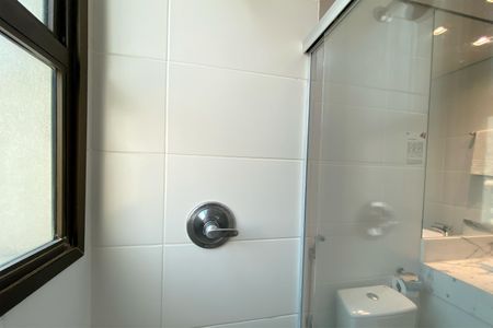 Apartamento à venda com 63m², 1 quarto e sem vagaBanheiro da Suíte