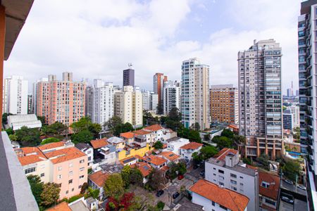 Vista da Varanda de kitnet/studio à venda com 1 quarto, 48m² em Perdizes, São Paulo