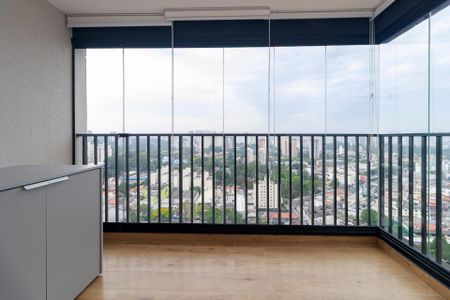 Studio à venda com 30m², 1 quarto e 1 vagaVaranda