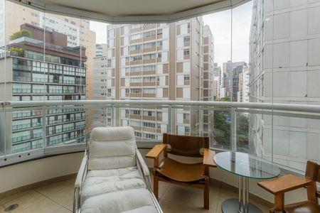 Varanda de apartamento para alugar com 2 quartos, 123m² em Itaim Bibi, São Paulo