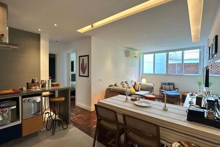 Sala de apartamento para alugar com 3 quartos, 70m² em Gávea, Rio de Janeiro