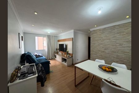 Sala de apartamento à venda com 2 quartos, 53m² em Parque Sao Vicente, Santo André