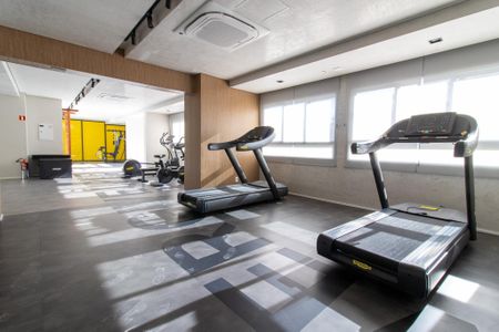 Apartamento para alugar com 37m², 1 quarto e 1 vaga Apartamento para alugar com 37m², 1 quarto e 1 vagaÁrea comum - Academia