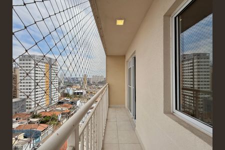 Sacada da Sala de apartamento para alugar com 1 quarto, 30m² em Vila das Belezas, São Paulo
