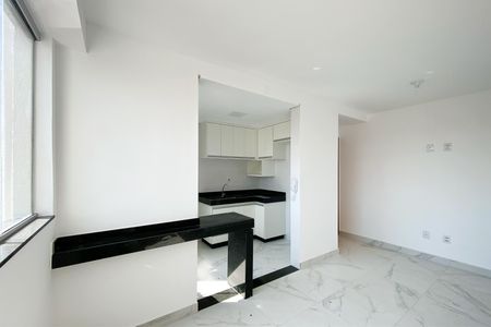 Sala/Cozinha de apartamento para alugar com 2 quartos, 60m² em Santa Branca, Belo Horizonte
