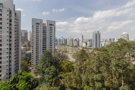 Vista da Sacada de apartamento à venda com 1 quarto, 36m² em Real Parque, São Paulo