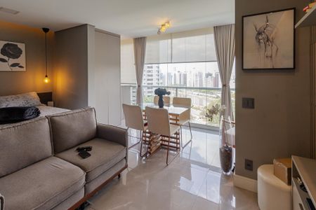 Sala de apartamento à venda com 1 quarto, 36m² em Real Parque, São Paulo