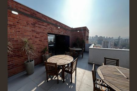Apartamento à venda com 27m², 1 quarto e sem vagaÁrea gourmet