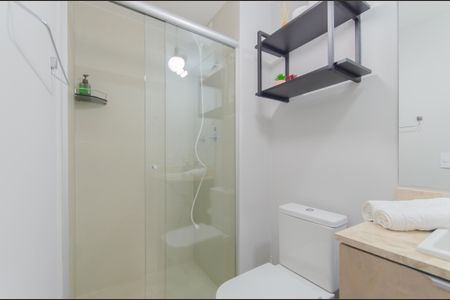Banheiro de kitnet/studio à venda com 1 quarto, 26m² em Vila Mariana, São Paulo