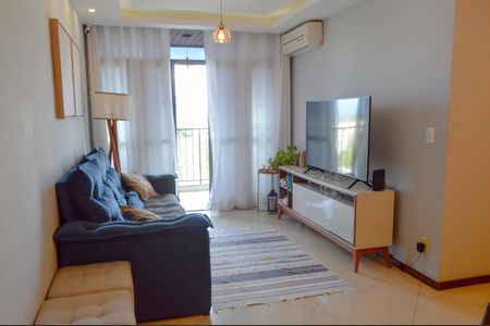 Sala de apartamento à venda com 3 quartos, 85m² em Pechincha, Rio de Janeiro