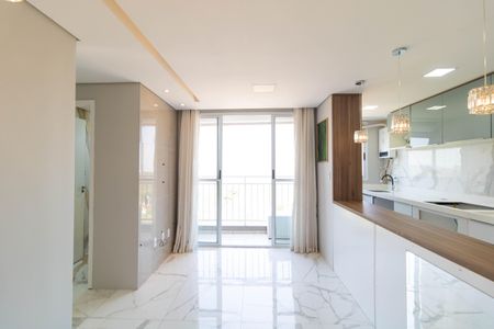 Sala de apartamento à venda com 2 quartos, 46m² em Jardim das Cerejeiras, Campinas