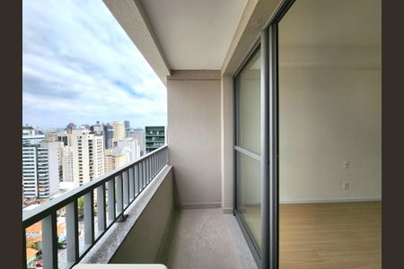 Varanda de kitnet/studio para alugar com 1 quarto, 25m² em Vila Olímpia, São Paulo