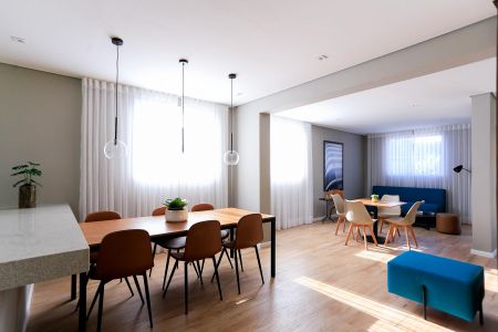 Apartamento para alugar com 41m², 2 quartos e 1 vaga Apartamento para alugar com 41m², 2 quartos e 1 vagaÁrea comum - Salão de festas
