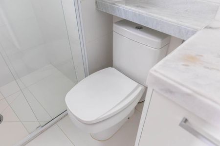 Apartamento para alugar com 63m², 2 quartos e 1 vaga Apartamento para alugar com 63m², 2 quartos e 1 vagaBanheiro da Suíte