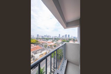 Varanda do Studio de kitnet/studio para alugar com 1 quarto, 24m² em Vila Cordeiro, São Paulo