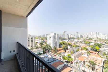 Varanda do Studio de kitnet/studio para alugar com 1 quarto, 27m² em Vila Olímpia, São Paulo