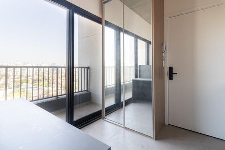 Varanda do Studio de kitnet/studio para alugar com 1 quarto, 27m² em Vila Olímpia, São Paulo
