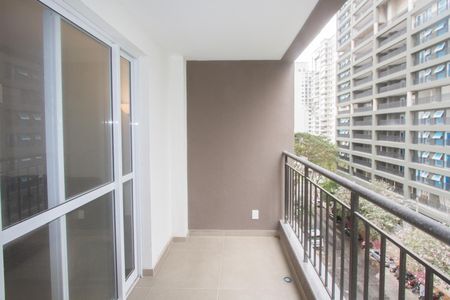 Varanda do Studio de kitnet/studio para alugar com 1 quarto, 36m² em Campo Belo, São Paulo