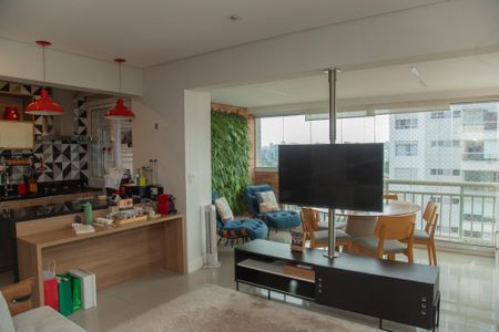 Sala de apartamento à venda com 1 quarto, 71m² em Cidade Monções, São Paulo