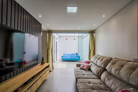 Sala de casa de condomínio à venda com 3 quartos, 150m² em Vila Metalúrgica, Santo André