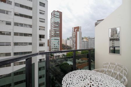 Varanda de apartamento à venda com 1 quarto, 70m² em Paraíso, São Paulo