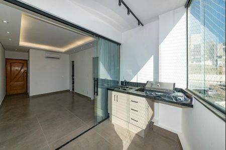 Varanda da Sala de apartamento para alugar com 2 quartos, 81m² em Estoril, Belo Horizonte