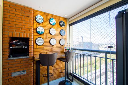 Varanda da Sala de apartamento para alugar com 3 quartos, 70m² em Campestre, Santo André