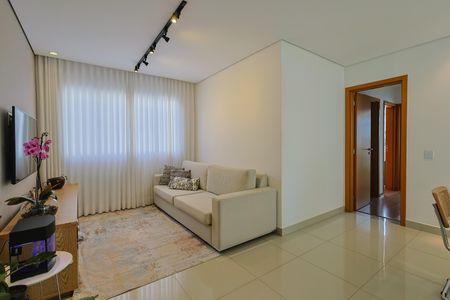 Sala de apartamento à venda com 3 quartos, 97m² em Castelo, Belo Horizonte