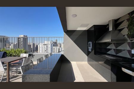 Studio para alugar com 27m², 1 quarto e sem vaga Studio para alugar com 27m², 1 quarto e sem vagaÁrea comum - Churrasqueira