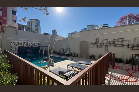 Studio para alugar com 27m², 1 quarto e sem vaga Studio para alugar com 27m², 1 quarto e sem vagaPiscina