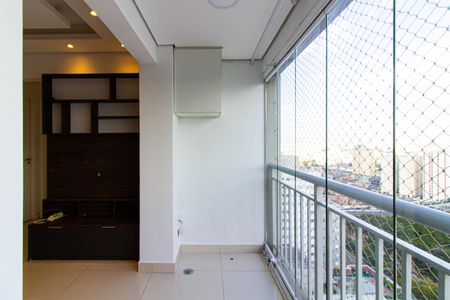 Varanda da Sala de apartamento à venda com 2 quartos, 50m² em Barra Funda, São Paulo