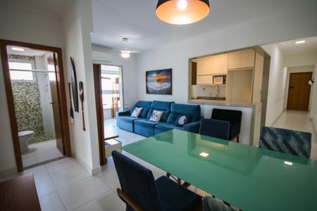 Sala de apartamento para alugar com 2 quartos, 78m² em Vila Caiçara, Praia Grande