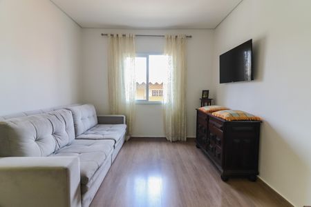 Sala de apartamento à venda com 1 quarto, 52m² em Jardim Trussardi, São Paulo