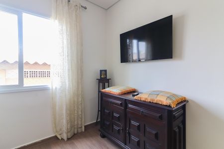 Sala de apartamento à venda com 1 quarto, 52m² em Jardim Trussardi, São Paulo