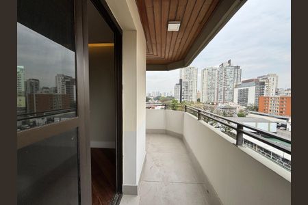 Varanda da Sala de apartamento para alugar com 3 quartos, 168m² em Vila Olímpia, São Paulo