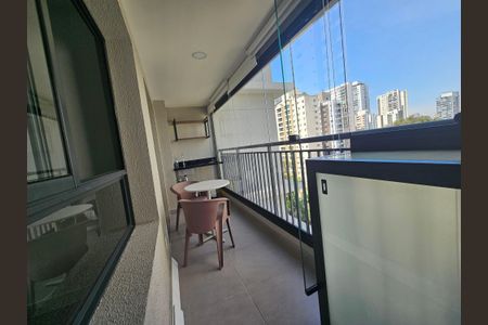 Sacada de apartamento para alugar com 1 quarto, 35m² em Cidade Monções, São Paulo