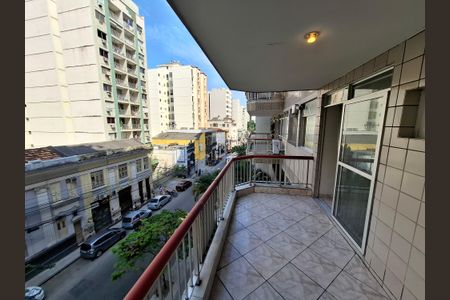Varanda de apartamento à venda com 1 quarto, 62m² em Catete, Rio de Janeiro