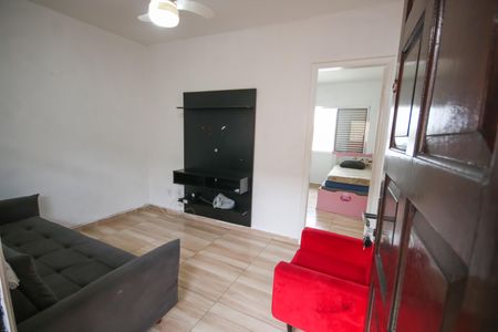 Sala de apartamento para alugar com 1 quarto, 54m² em Aviação, Praia Grande