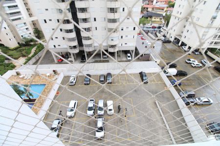 Vista da Sacada da Sala de apartamento para alugar com 1 quarto, 58m² em Jardim das Colinas, São José dos Campos