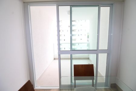 Sacada da Sala de apartamento para alugar com 1 quarto, 58m² em Jardim das Colinas, São José dos Campos