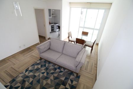 Sala de apartamento para alugar com 1 quarto, 58m² em Jardim das Colinas, São José dos Campos