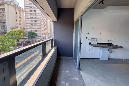 Sacada de kitnet/studio à venda com 1 quarto, 24m² em Jardim Paulista, São Paulo