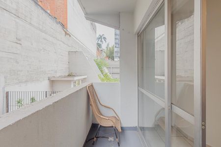 Varanda de apartamento à venda com 1 quarto, 55m² em Pinheiros, São Paulo