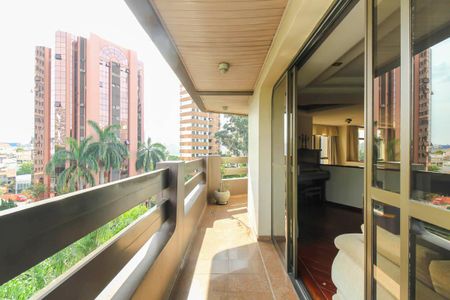 Varanda da Sala 1 de apartamento à venda com 4 quartos, 257m² em Jardim Avelino, São Paulo
