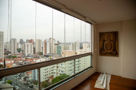 Varanda da Sala de apartamento à venda com 4 quartos, 200m² em Campo Belo, São Paulo